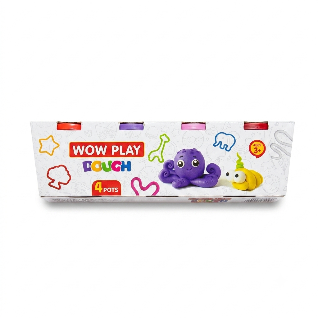 Dough Fun – 4-Pot Play Dough Set