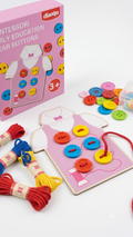 Montessori Button Threading Board