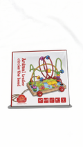 2-in-1 Wooden Bead Maze Pull Toy