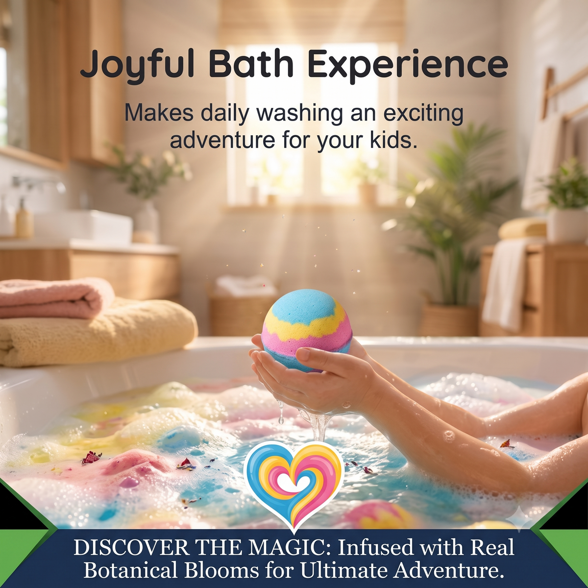 Rainbow Bath Fizz – 5-Piece Set