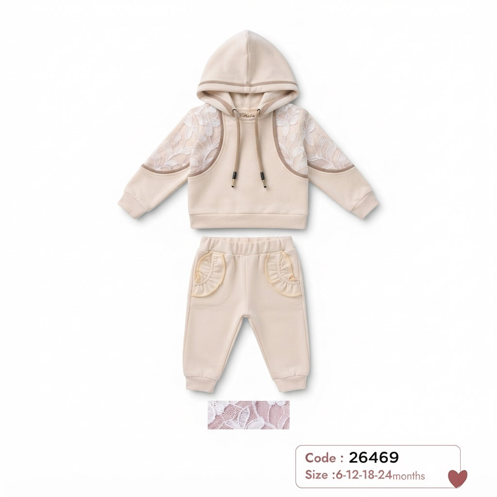 Girls Hoodie Set