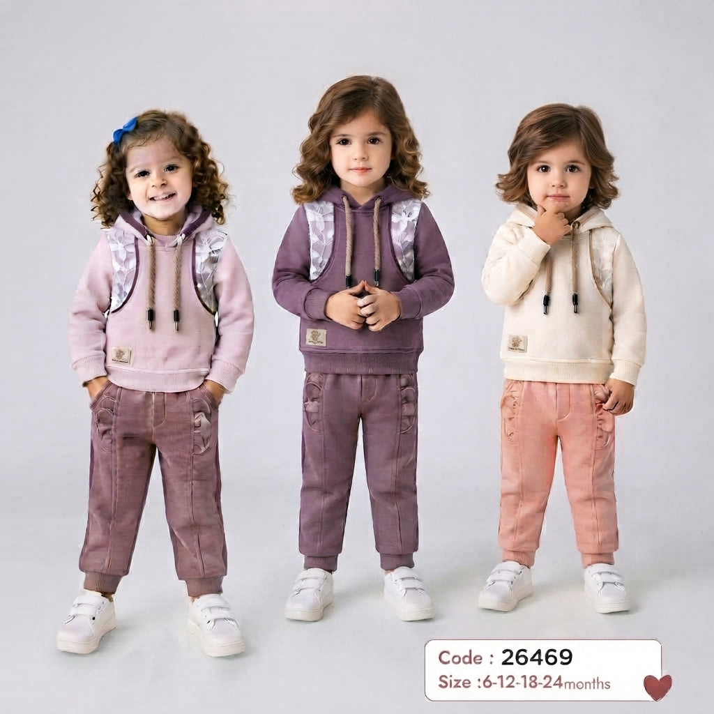 Girls Hoodie Set