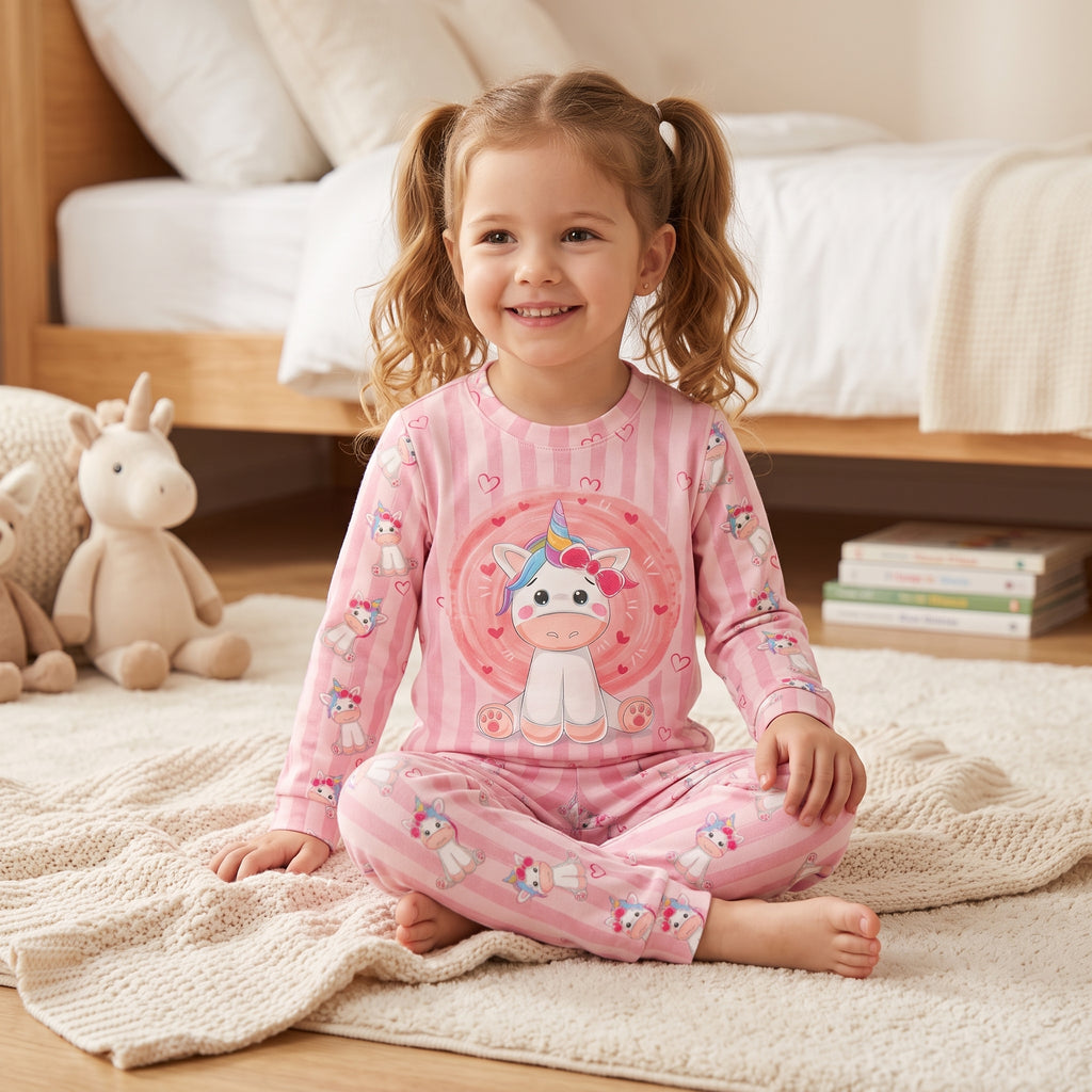 Girls’ Unicorn Pajama Set
