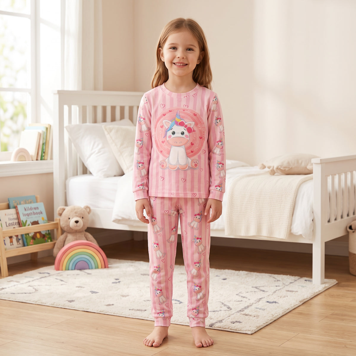 Girls’ Unicorn Pajama Set