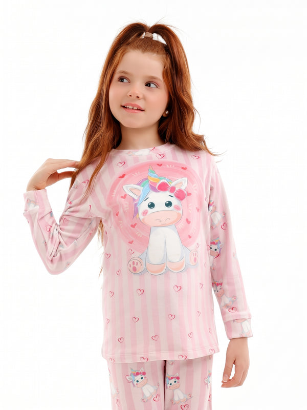 Girls’ Unicorn Pajama Set
