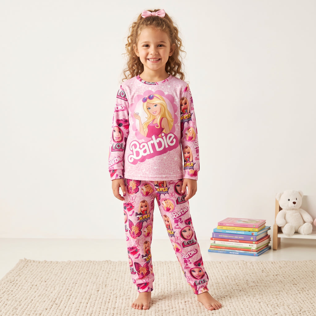Barbie Girls’ Pajama Set