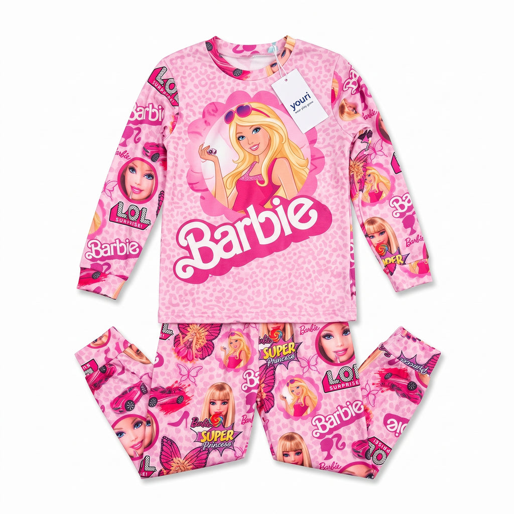Barbie Girls’ Pajama Set